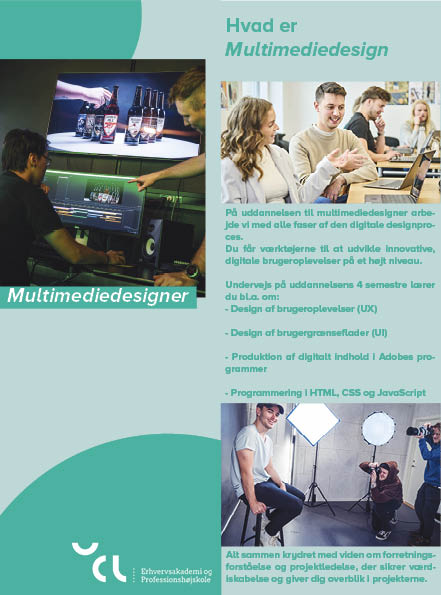 UCL Brochure made in InDesign